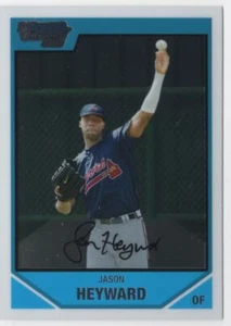 2007 BOWMAN CHROME 1ST RC JAYSON HEYWARD DODGERS R18 - Picture 1 of 2