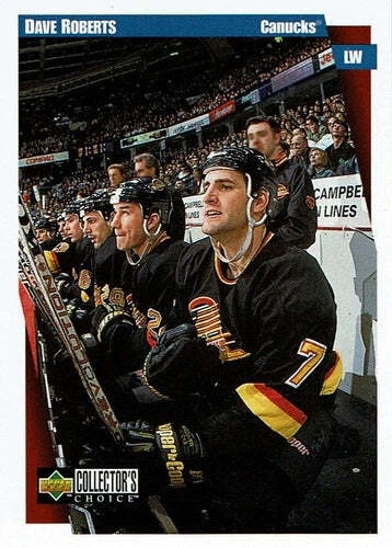 #265 David Roberts - Vancouver Canucks - 1997-98 Collector's Choice Hockey - Image 1 of 1