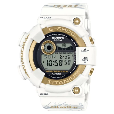 卡西欧 G-Shock x ICERC 日本 Master of G - Sea Frogman GW-8201K-7JR 白色 日本 — 第 1/4 张图片