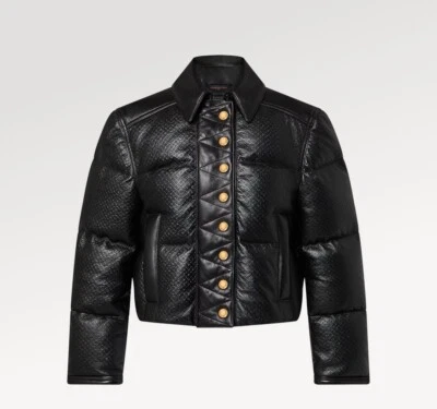 NWT LOUIS VUITTON MONOGRAM LEATHER Padded BOXY JACKET RARE SOLD OUT 40 $8700 - Image 1 of 4
