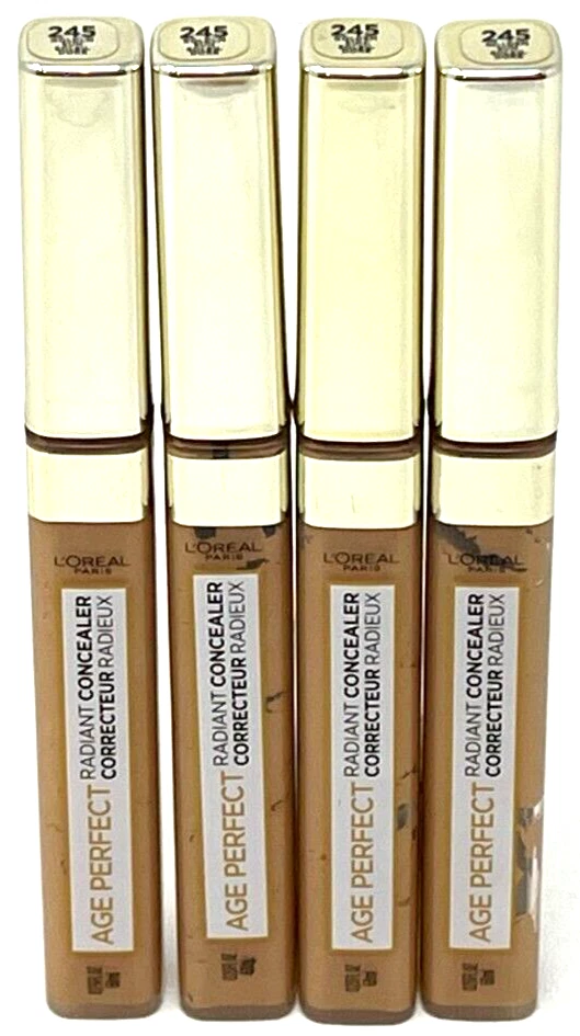 (4) Loreal Age Perfect Radiant Concealer Sealed 0.23 fl oz 245 - Golden Sun - Image 1 of 3