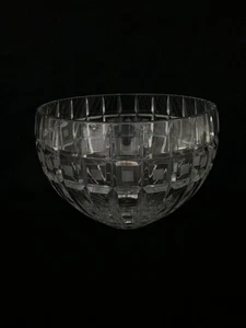 Marquis by Waterford Quadrata 9" Crystal Bowl Frosted Squares 123394 - Picture 1 of 4
