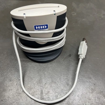 Used HID OMNIKEY 3121 USB Card Reader With Stand - Image 1 of 3