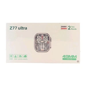 Z77 Ultra Watch GPS + Cellular, 49mm Titanium Case + 2 Bands New & Sealed - Zdjęcie 1 z 6