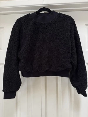 Fabletics Women’s Sherpa Top. Malia Polar Fleece. Black Fleece Top. Size S. - Image 1 of 4