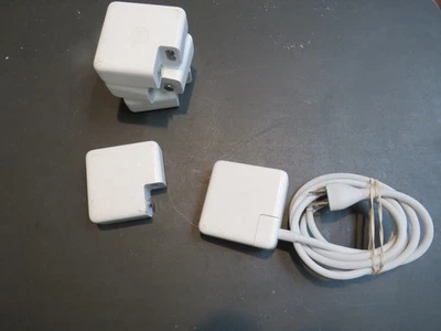 Apple 61W USB-C Power Adapter  6ft Power Cord A1718 A1947 Genuine Apple Lot of 4 - Image 1 of 4