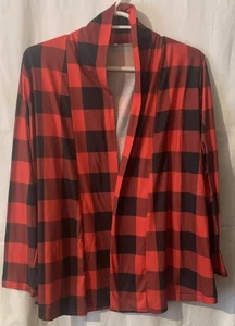 Chaqueta a Cuadros Manga Larga Ligera Talla 2XL Pit to Pit 22" - Imagen 1 de 3