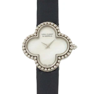 Van Cleef & Arpels Vintage Alhambra K18WG Quartz Ladies Watch 90289732 - Picture 1 of 7