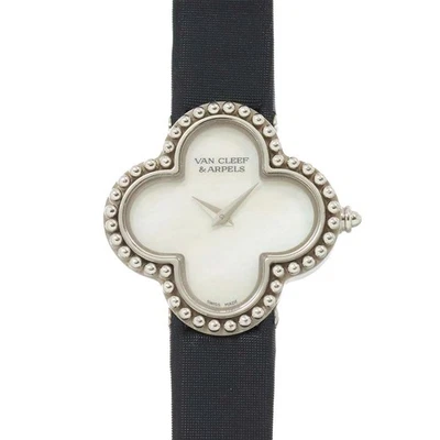 Van Cleef & Arpels Vintage Alhambra K18WG Quartz Ladies Watch 90289732 - Image 1 of 4