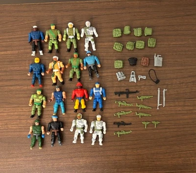 LOTE: 16 figuras de acción Mattel HOMBRES DE MEDALLA, algunas armas: buen estado (c. 1988) Foto 1 de 4