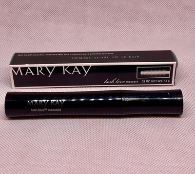 Mary Kay LASH LOVE LENGTHENING Mascara I LOVE BLACK NIB Discontinued. - Image 1 of 4