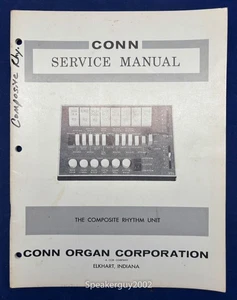 Original Conn Organ Service Manual / The Composite Rhythm Unit - Picture 1 of 1