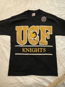 Signal T-Shirt UCF Knights Mens Medium 38-40 Black/Yellow Short Sleeve Tee - Picture 1 of 8