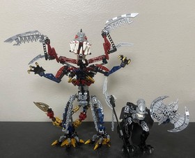 Lego Bionicle VEZON & KARDAS, 10204, 100% Complete, Mint, EXCELLENT!