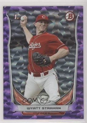 2014 Bowman Draft Purple Ice /99 Wyatt Strahan #DP97 - Image 1 of 2