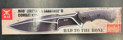 Cuchillo United Cutlery M48 Liberator Sabotage II UC3337 8,5" acero inoxidable negro G10 Foto 1 de 4