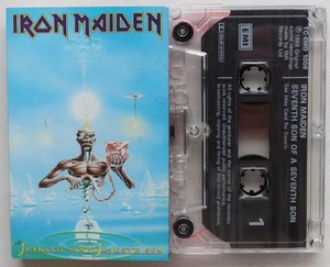 IRON MAIDEN - SEVENTH SON OF A (EMI TCEMD1006) 1990s UK CASSETTE TAPE REISSUE - Picture 1 of 3