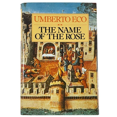 The Name of the Rose by Umberto Eco 1st edition 1983 Hardcover Foto 1 de 4