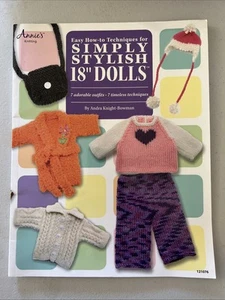 Easy How-To Techniques for Simply Stylish 18” Dolls- Annie’s Knitting - Picture 1 of 2