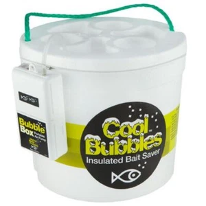 Insulated Bait Bucket W/ Aerator Pump Bubble Box Fresh Salt Water Fishing 8 Qt - Picture 1 of 5
