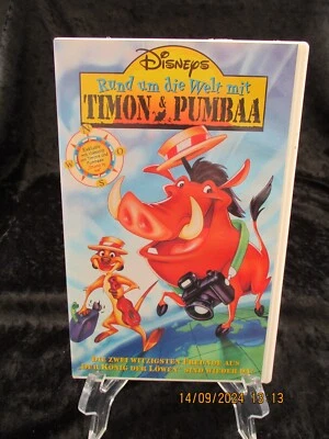 Rund um die Welt mit Timon & Pumbaa / VHS Auflage mit Hologramm - Bild 1 von 4