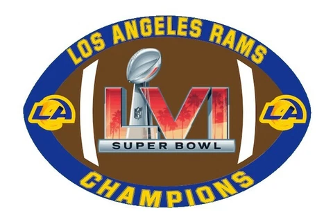 LOS ANGELES RAMS SUPER BOWL LVI 2021-22 CHAMPIONS MAGNET Cover