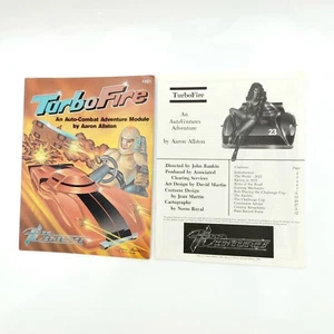 Turbo Fire Auto-Combat Adventure Module 1001 1984 RPG Roleplaying Game - Picture 1 of 5