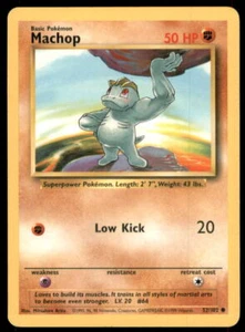 Pokemon Base Set Machop #052/102 - Picture 1 of 2