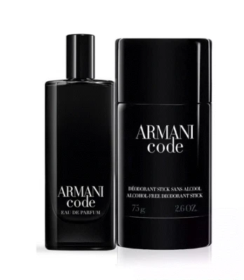 Armani Code Pour Homme 0,5 oz / 15 ml Eau De Parfum Spray y Desodorante Stick Set Foto 1 de 3