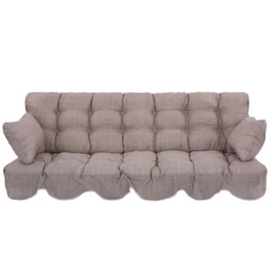 Auflagen-Set 180cm Hollywoodschaukel Swing Polster Bankauflage Sitzkissen Beige - Bild 1 von 3