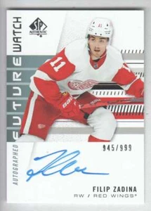 2019-20 SP Authentic Hockey #159 Filip Zadina Future Watch 945/999 RC Autograph - Picture 1 of 1