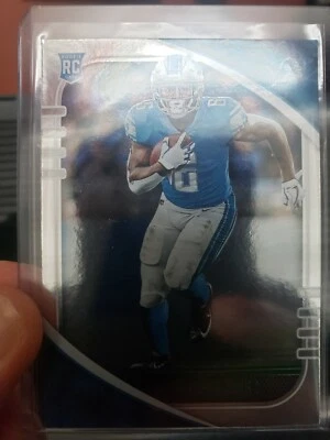 2020 Absolute Football D’Andre Swift Green Parallel Rookie Card #124 Lions - Image 1 of 4