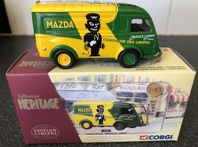 Corgi Collection Heritage 1:43 70507 Renault 1000kg - Lampes Mazda - MIB - Image 1 of 4