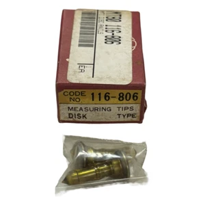 Mitutoyo 116-806 Interchangeable Anvil Set Disk for 116 Series Pana Micrometer - Picture 1 of 1