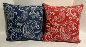 NEW Solarium Fabric Outdoor/ Indoor Throw Pillows 16"x16"-100% Polyester - Picture 1 of 3