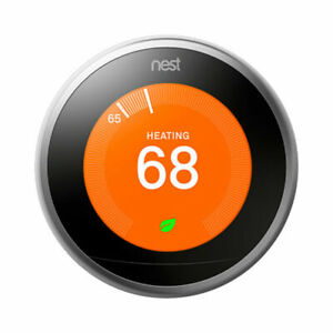 REPLACEMENT PART: Google Nest 3rd Thermostat Display Smart WIFI Learning NO BASE