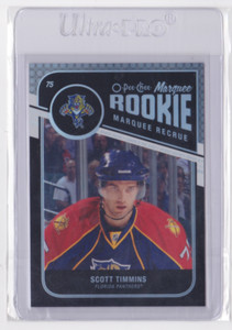 2011-12 O-PEE-CHEE MARQUEE ROOKIE BLACK 94/100 SCOTT TIMMINS #584 MINNESOTA WILD
