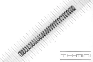 Molla a pressione 2mm applicata 15,5x167mm 19,6kg spirale acciaio inox metallo - Foto 1 di 1