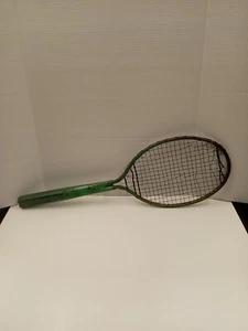 VINTAGE The Dayton Steel Racquet antica racchetta da tennis OH Ohio corda metallica - Foto 1 di 9