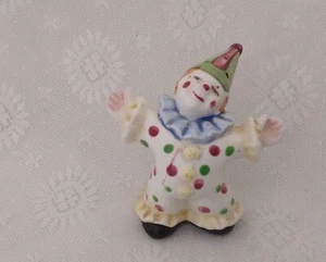 Salero payaso cerámica esmaltada 3 agujeros 3" de alto Japón años 50 - Imagen 1 de 6
