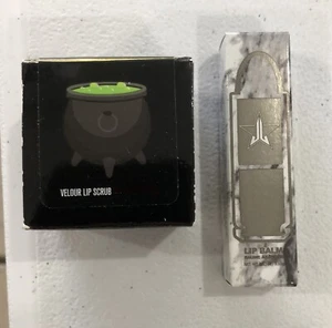 Jeffree Star Black WIDOW Lip Balm & Velour Lip Scrub WITCHES BREW NEW Genuine - Picture 1 of 5