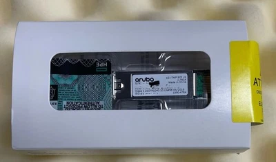 JL781A Genuine Aruba 1G Ind-Temp SFP LC LX 10km SMF Transceiver New Seal - Image 1 of 4