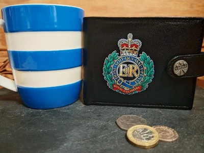 Royal Engineers Wallet Leather Personalised Army Official Men's RFID Gift Tin - Image 1 of 4