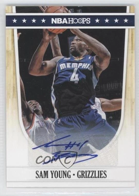 2011-12 NBA Hoops Auto Sam Young #112 Auto - Image 1 of 2