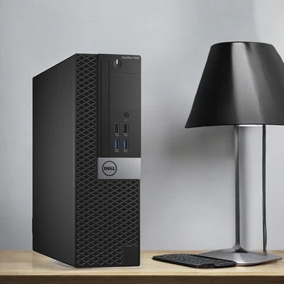 Dell Optiplex 7040 SFF Core i7 32GB RAM 512GB NVMe SSD WiFi Windows 10 Pro - Image 1 of 4