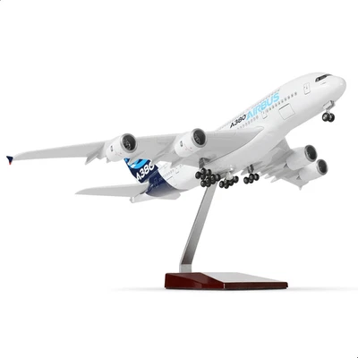 Prototipo de avión diecast escala 1/200 A380 - Kit de avión modelo Airbus A380 con S Foto 1 de 4