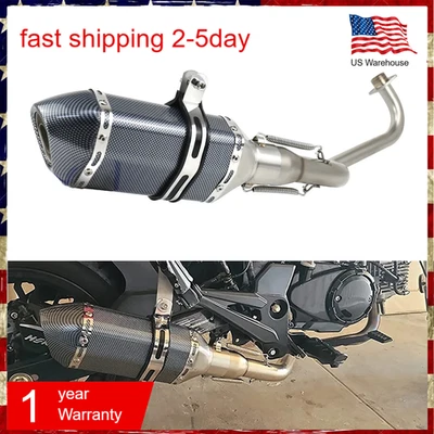 Sistema de escape completo silenciador deslizable en tubo DB Kill para Honda Grom 125 2013~2025 Foto 1 de 4