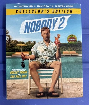 Nobody 2 Collector's Edition (4K UHD + Blu-ray + Digital) w/Slipcover BRAND NEW - Image 1 of 4