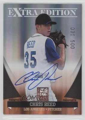2011 Donruss Elite Extra Edition Auto Prospects /500 Chris Reed #P-37 Auto - Image 1 of 2