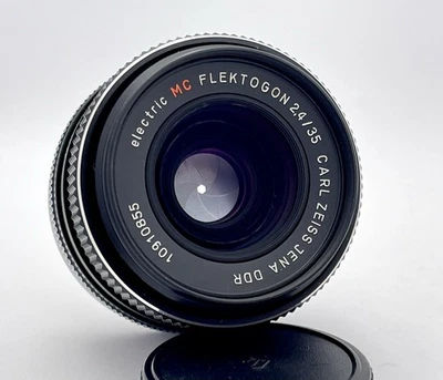 Carl Zeiss Jena DDR MC Flektogon f/2.4 35mm Wide Angle Lens M42 Mount Serviced! - Image 1 of 4